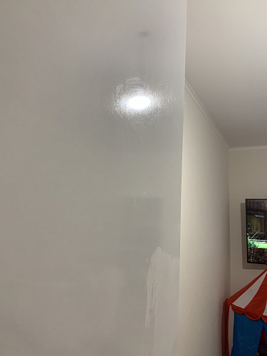 Шкаф четырехдверный Амальтея дуб сонома / белый глянец фото покупателя 12